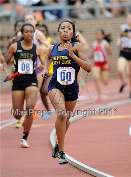 Thumbnail 2 in 117th Penn Relays (Girls 4x800 Large Schools Event 106) photogallery.
