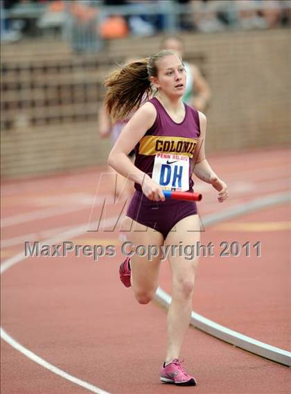 Thumbnail 1 in 117th Penn Relays (Girls 4x800 Large Schools Event 106) photogallery.