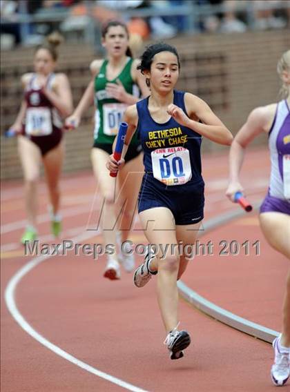Thumbnail 3 in 117th Penn Relays (Girls 4x800 Large Schools Event 106) photogallery.