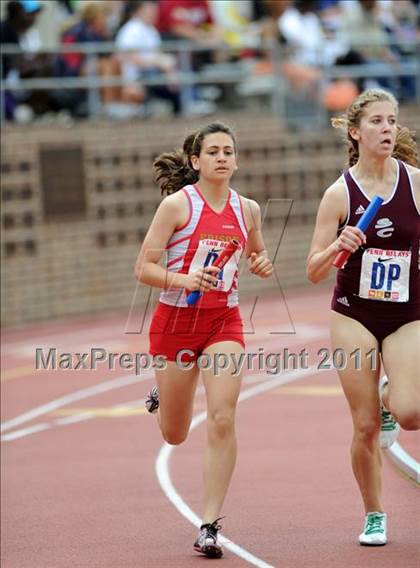 Thumbnail 3 in 117th Penn Relays (Girls 4x800 Large Schools Event 106) photogallery.
