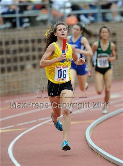 Thumbnail 2 in 117th Penn Relays (Girls 4x800 Large Schools Event 106) photogallery.