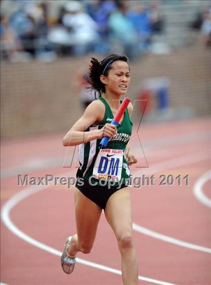 Thumbnail 2 in 117th Penn Relays (Girls 4x800 Large Schools Event 106) photogallery.