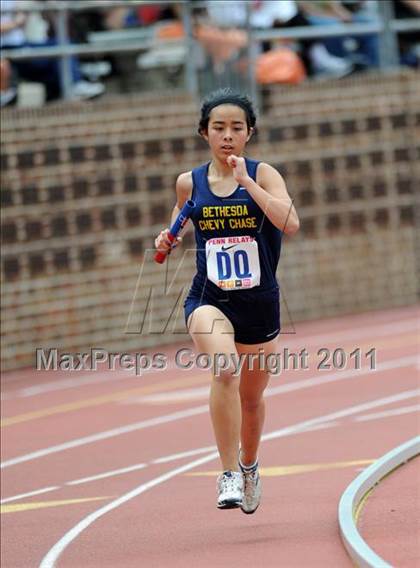 Thumbnail 3 in 117th Penn Relays (Girls 4x800 Large Schools Event 106) photogallery.