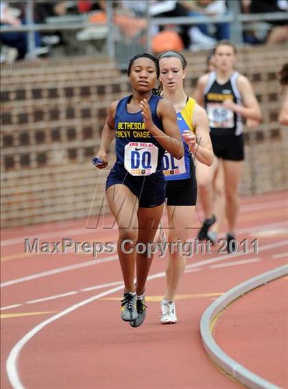 Thumbnail 3 in 117th Penn Relays (Girls 4x800 Large Schools Event 106) photogallery.