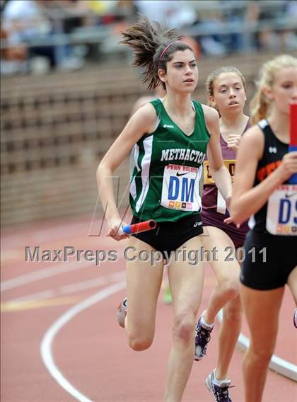 Thumbnail 3 in 117th Penn Relays (Girls 4x800 Large Schools Event 106) photogallery.