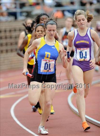 Thumbnail 1 in 117th Penn Relays (Girls 4x800 Large Schools Event 106) photogallery.