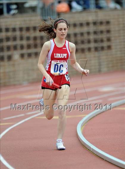 Thumbnail 2 in 117th Penn Relays (Girls 4x800 Large Schools Event 106) photogallery.