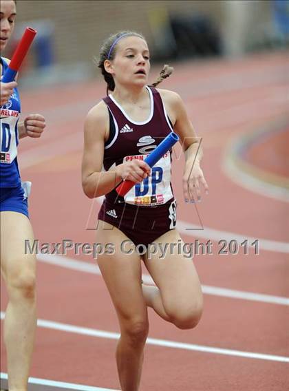 Thumbnail 2 in 117th Penn Relays (Girls 4x800 Large Schools Event 106) photogallery.