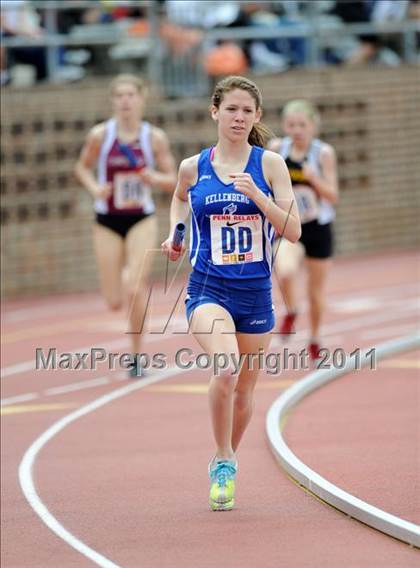 Thumbnail 2 in 117th Penn Relays (Girls 4x800 Large Schools Event 106) photogallery.