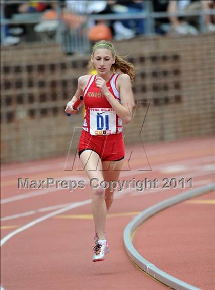 Thumbnail 3 in 117th Penn Relays (Girls 4x800 Large Schools Event 106) photogallery.