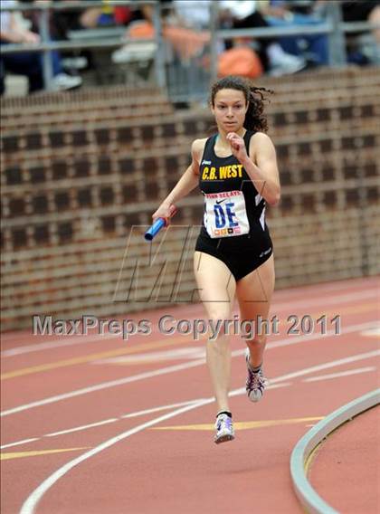 Thumbnail 3 in 117th Penn Relays (Girls 4x800 Large Schools Event 106) photogallery.
