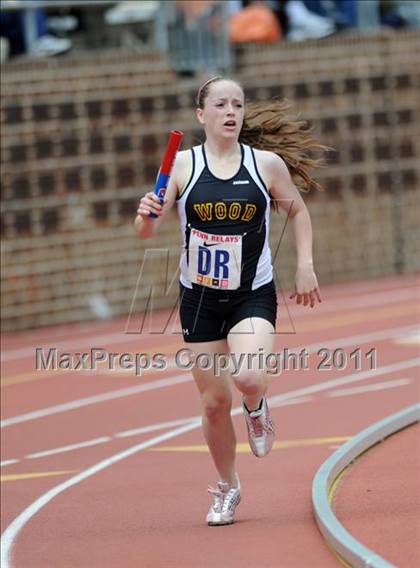 Thumbnail 2 in 117th Penn Relays (Girls 4x800 Large Schools Event 106) photogallery.