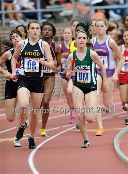 Thumbnail 1 in 117th Penn Relays (Girls 4x800 Large Schools Event 106) photogallery.