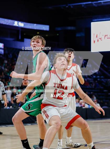 Thumbnail 3 in Sanford vs. Yuma (CHSAA 2A Boys Championship) photogallery.