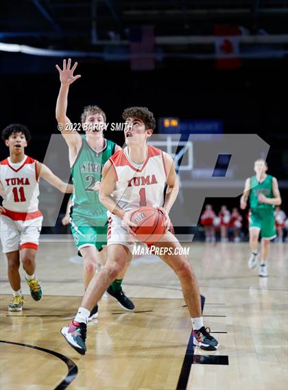 Thumbnail 3 in Sanford vs. Yuma (CHSAA 2A Boys Championship) photogallery.