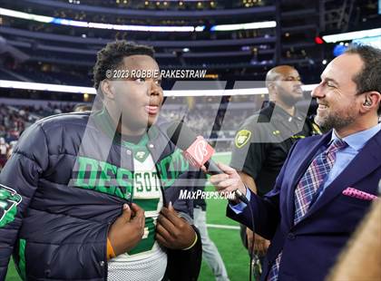 Thumbnail 3 in DeSoto vs. Summer Creek (UIL 6A D2 Football Final Medal Ceremony) photogallery.