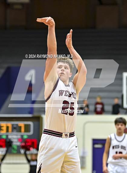 Thumbnail 2 in Wes-Del vs. Monroe Central (Fieldhouse Classic)  photogallery.