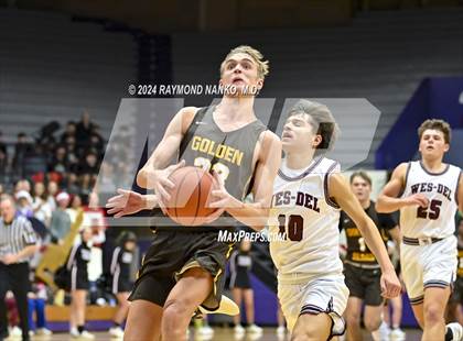 Thumbnail 3 in Wes-Del vs. Monroe Central (Fieldhouse Classic)  photogallery.