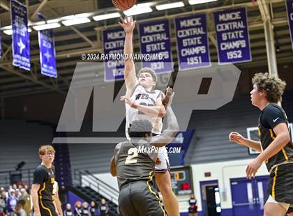 Thumbnail 2 in Wes-Del vs. Monroe Central (Fieldhouse Classic)  photogallery.