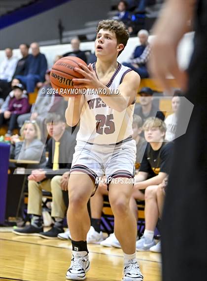 Thumbnail 1 in Wes-Del vs. Monroe Central (Fieldhouse Classic)  photogallery.