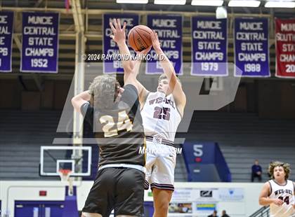 Thumbnail 3 in Wes-Del vs. Monroe Central (Fieldhouse Classic)  photogallery.