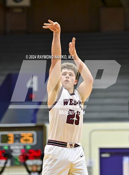 Thumbnail 2 in Wes-Del vs. Monroe Central (Fieldhouse Classic)  photogallery.