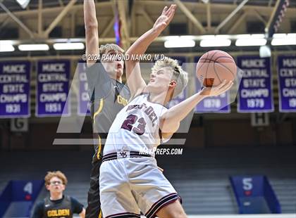Thumbnail 3 in Wes-Del vs. Monroe Central (Fieldhouse Classic)  photogallery.