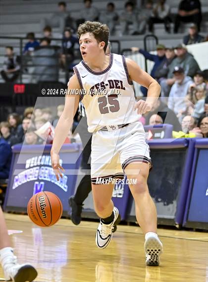 Thumbnail 1 in Wes-Del vs. Monroe Central (Fieldhouse Classic)  photogallery.
