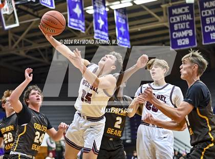 Thumbnail 3 in Wes-Del vs. Monroe Central (Fieldhouse Classic)  photogallery.
