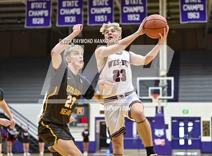 Thumbnail 1 in Wes-Del vs. Monroe Central (Fieldhouse Classic)  photogallery.