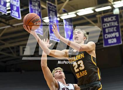 Thumbnail 3 in Wes-Del vs. Monroe Central (Fieldhouse Classic)  photogallery.