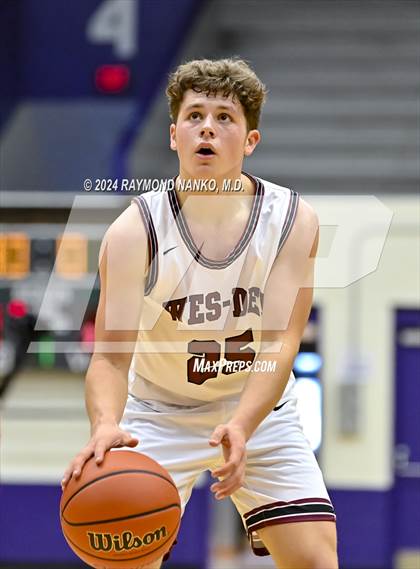 Thumbnail 2 in Wes-Del vs. Monroe Central (Fieldhouse Classic)  photogallery.