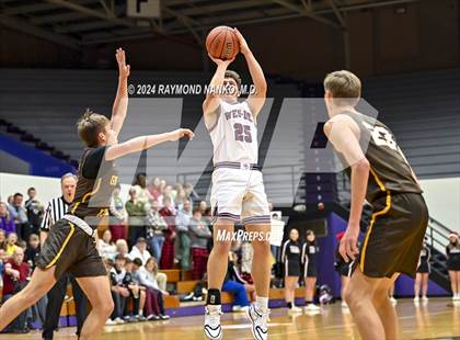 Thumbnail 3 in Wes-Del vs. Monroe Central (Fieldhouse Classic)  photogallery.