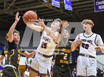 Thumbnail 2 in Wes-Del vs. Monroe Central (Fieldhouse Classic)  photogallery.