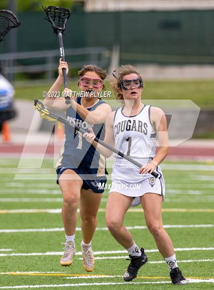Thumbnail 2 in Bishop McGuinness vs. Croatan (NCHSAA 1A/2A/3A Final) photogallery.