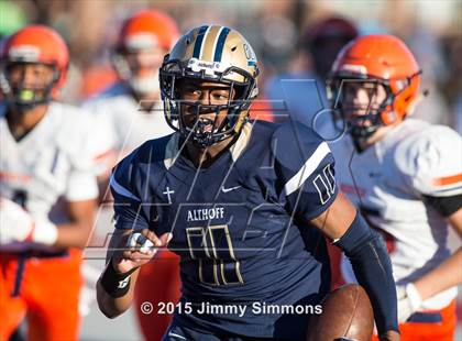 Thumbnail 3 in Althoff Catholic vs. Rochester (IHSA 4A Quarterfinal) photogallery.