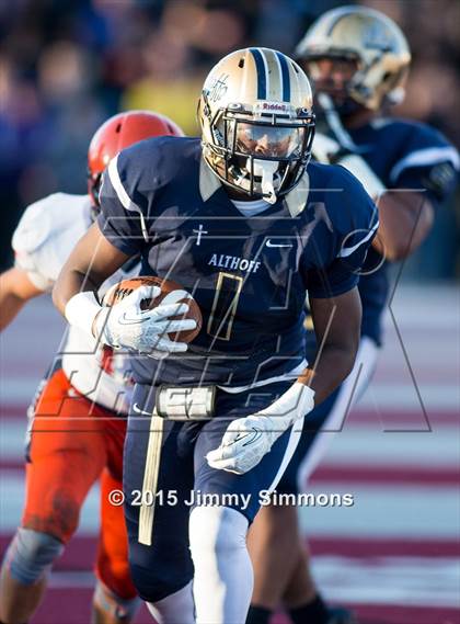 Thumbnail 3 in Althoff Catholic vs. Rochester (IHSA 4A Quarterfinal) photogallery.