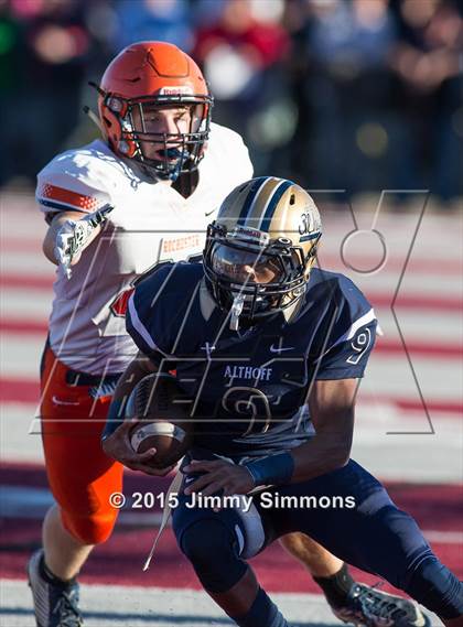 Thumbnail 3 in Althoff Catholic vs. Rochester (IHSA 4A Quarterfinal) photogallery.