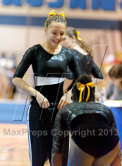 Thumbnail 3 in CHSAA 4A State Gymnastics Championships photogallery.