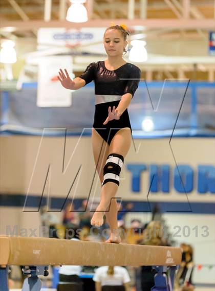Thumbnail 1 in CHSAA 4A State Gymnastics Championships photogallery.