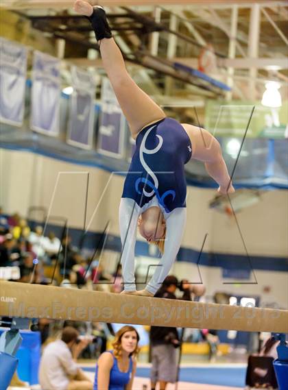 Thumbnail 3 in CHSAA 4A State Gymnastics Championships photogallery.