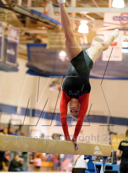 Thumbnail 3 in CHSAA 4A State Gymnastics Championships photogallery.