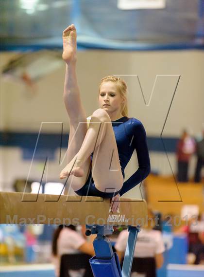 Thumbnail 3 in CHSAA 4A State Gymnastics Championships photogallery.