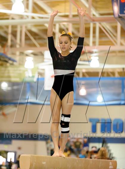 Thumbnail 2 in CHSAA 4A State Gymnastics Championships photogallery.