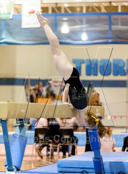 Thumbnail 3 in CHSAA 4A State Gymnastics Championships photogallery.