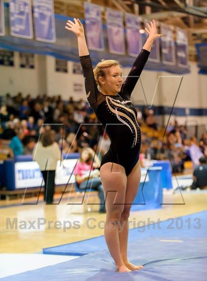 Thumbnail 1 in CHSAA 4A State Gymnastics Championships photogallery.