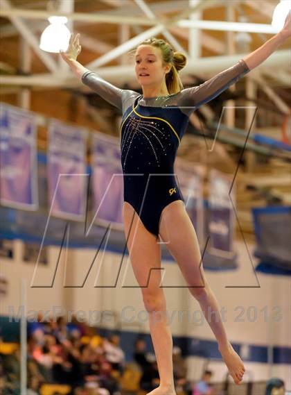 Thumbnail 3 in CHSAA 4A State Gymnastics Championships photogallery.