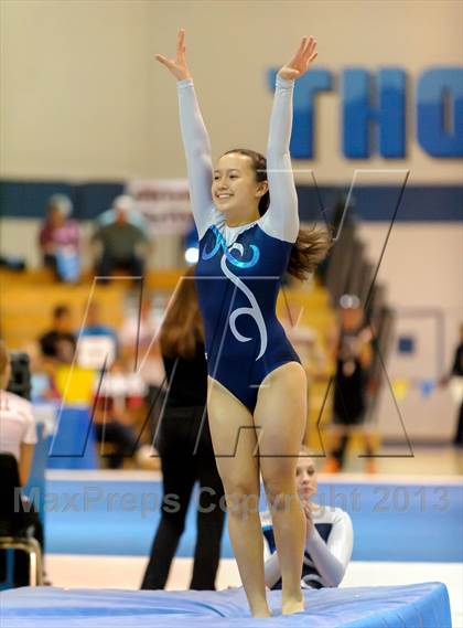 Thumbnail 3 in CHSAA 4A State Gymnastics Championships photogallery.