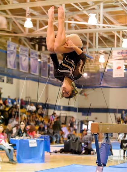 Thumbnail 2 in CHSAA 4A State Gymnastics Championships photogallery.
