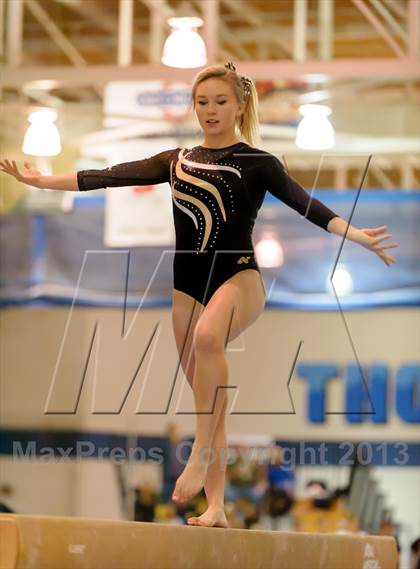 Thumbnail 3 in CHSAA 4A State Gymnastics Championships photogallery.